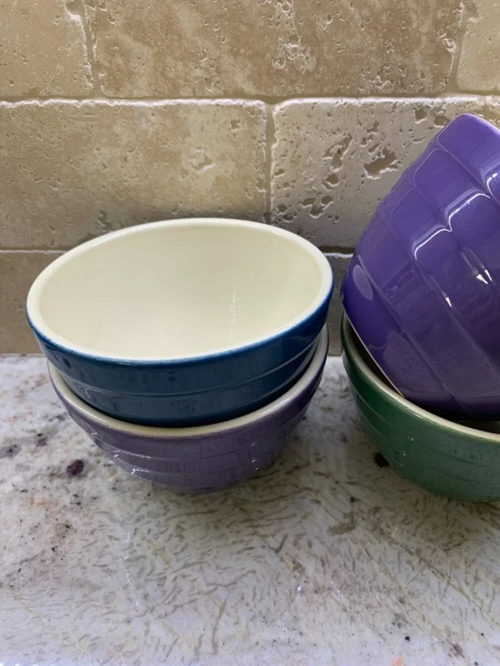 Crate&Barrel Beehive Bowls - set of 4